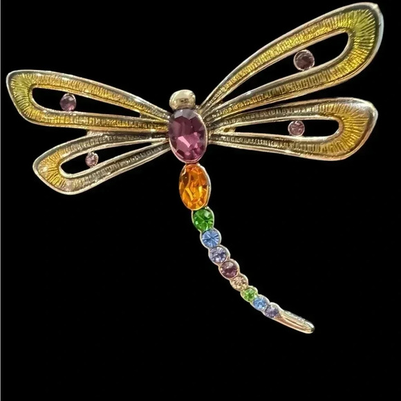 Monet Jewelry - Dragonfly Brooch